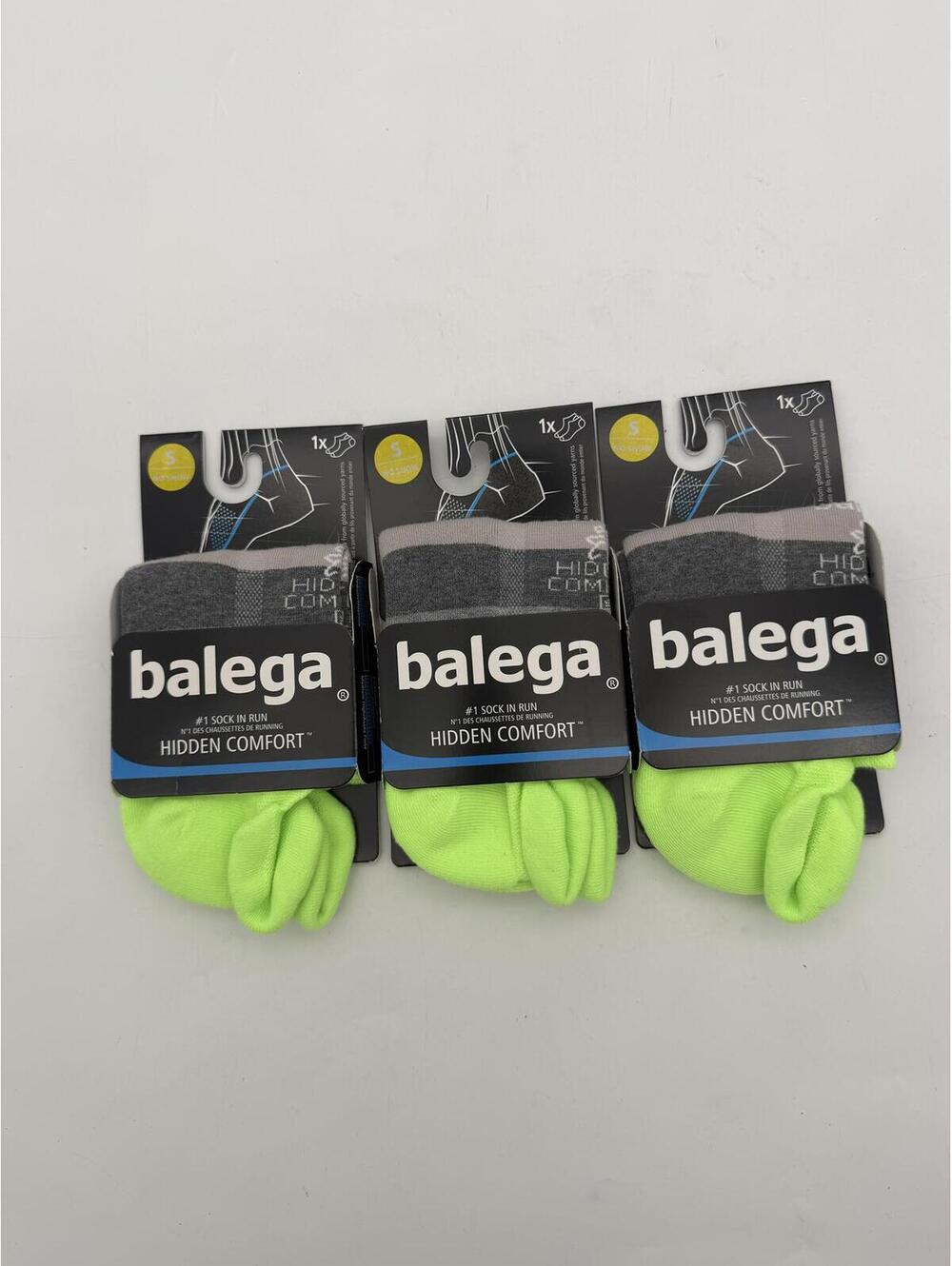 Balega Hidden Comfort Pack of 3 Socks Smal NWT